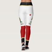 Californische vlag leggings (Achterkant)