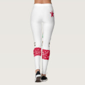 Californische vlag leggings (Achterkant)