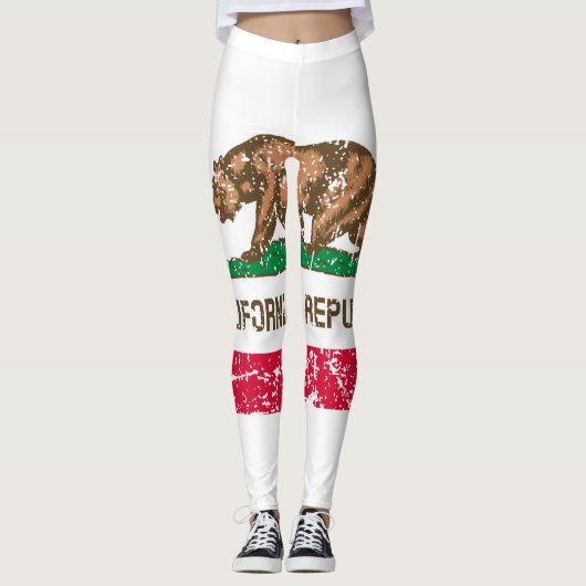 Californische vlag leggings (Voorkant)