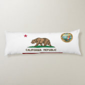 Californische vlag lichaamskussen (Achterkant)