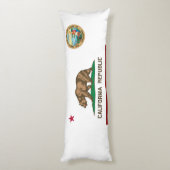 Californische vlag lichaamskussen (Achterkant (Verticaal))