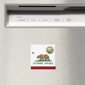 Californische vlag magneet (Insitu (Vaatwasser))