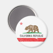Californische vlag Magneet (Voorkant / Achterkant)