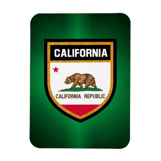 Californische vlag magneet (Verticaal)