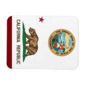 Californische vlag magneet (Horizontaal)