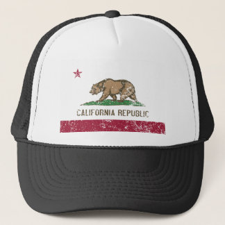 Californische vlag Onderdruk Trucker Pet