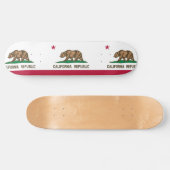Californische vlag persoonlijk skateboard (Horizontaal)