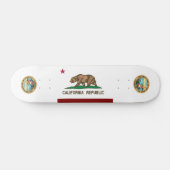 Californische vlag persoonlijk skateboard (Horizontaal)