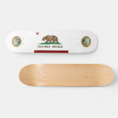 Californische vlag persoonlijk skateboard (Horizontaal)