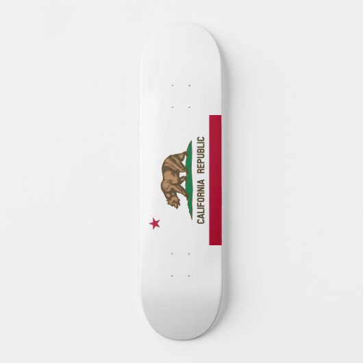 Californische vlag persoonlijk skateboard (Voorkant)