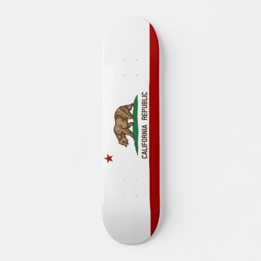 Californische vlag persoonlijk skateboard (Voorkant)