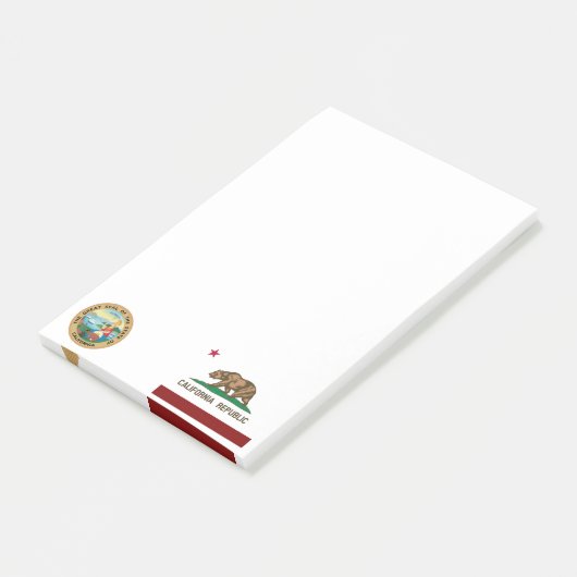 Californische vlag post-it® notes (Schuin)