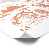 Californische vlag Poster (Hoek)