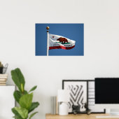 Californische vlag poster (Thuiskantoor)