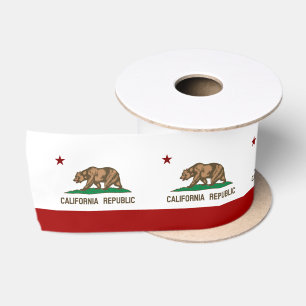 Californische vlag satijnen lint