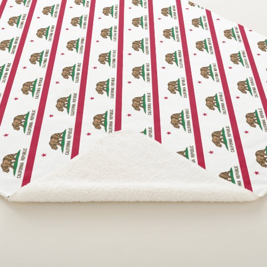 Californische vlag sherpa deken (3/4)