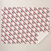 Californische vlag sherpa deken (Voorkant (horizontaal))