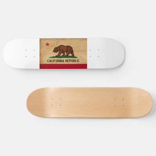 Californische vlag skateboard (Horizontaal)