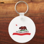Californische Vlag Sleutelhanger (Voorkant)
