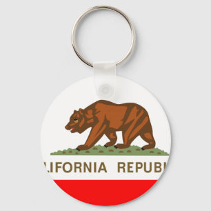 Californische vlag sleutelhanger