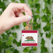 Californische Vlag Sleutelhanger (Hand)