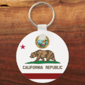 Californische vlag sleutelhanger (Voorkant)