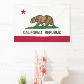 Californische vlag spandoek (Insitu)