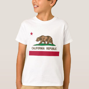 Californische vlag t-shirt