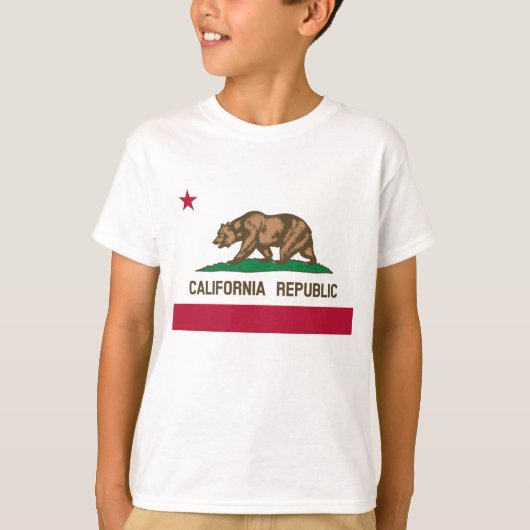 Californische vlag t-shirt (Voorkant)