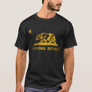 Californische vlag t-shirt
