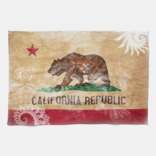 Californische vlag theedoek