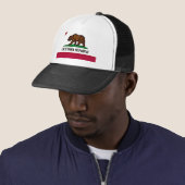 Californische vlag trucker pet (In situ)