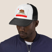 Californische vlag trucker pet (In situ)