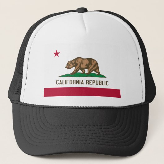 Californische vlag trucker pet (Voorkant)