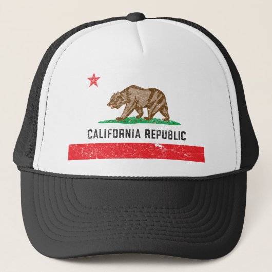  Californische vlag Trucker Pet (Voorkant)