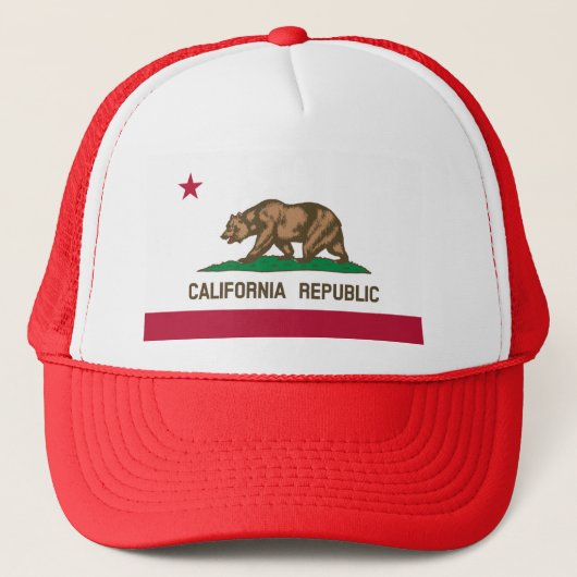Californische vlag trucker pet (Voorkant)