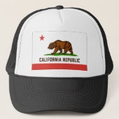 Californische vlag trucker pet (Voorkant)