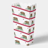 Californische vlag Verjaardagsfeestje popcorn Bedankdoosjes (Achterkant)