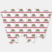 Californische vlag Verjaardagsfeestje popcorn Bedankdoosjes (Ongevouwen)