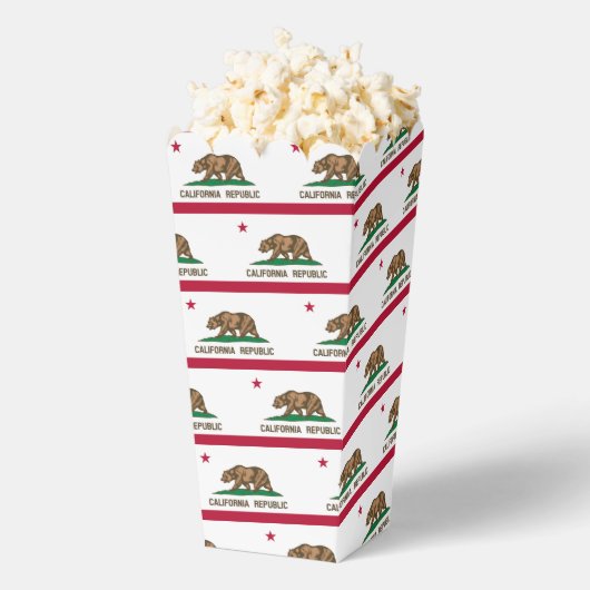 Californische vlag Verjaardagsfeestje popcorn Bedankdoosjes (Popped)