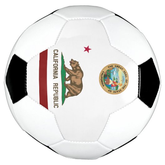 Californische vlag voetbal (Gedraaid)