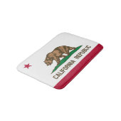 Californische vlaggenbadmat | beer badkamer badmat (Gekanteld)
