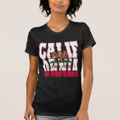 Californische vlaggentekst t-shirt (Voorkant)
