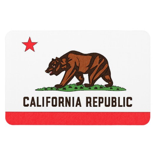 CALIFORNISCHE VLAGmagneet Magneet (Horizontaal)