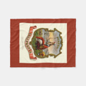  Californische wapenstilstand Fleece Deken (Voorkant (Horizontaal))