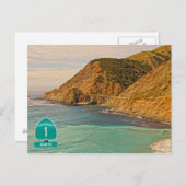 Californische weg 1 Briefkaart (Voorkant / Achterkant)