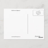 Californische weg 1 Briefkaart (Achterkant)