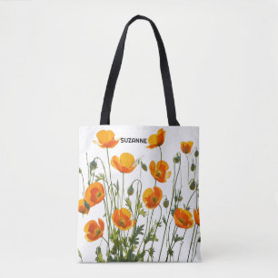 Californische/Welshe papavers. Moederdag cadeau Tote Bag