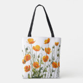 Californische/Welshe papavers. Moederdag cadeau Tote Bag (Achterkant)