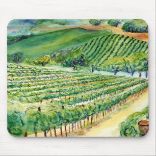 Californische wijnbouw Mousepad Muismat